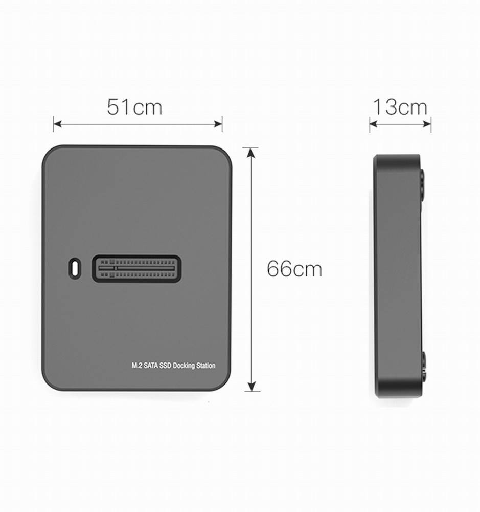 Gembird DD-U3M2 - SSD-Dockingstation - M.2 - M.2 Card (PCIe NVMe & SATA)-2