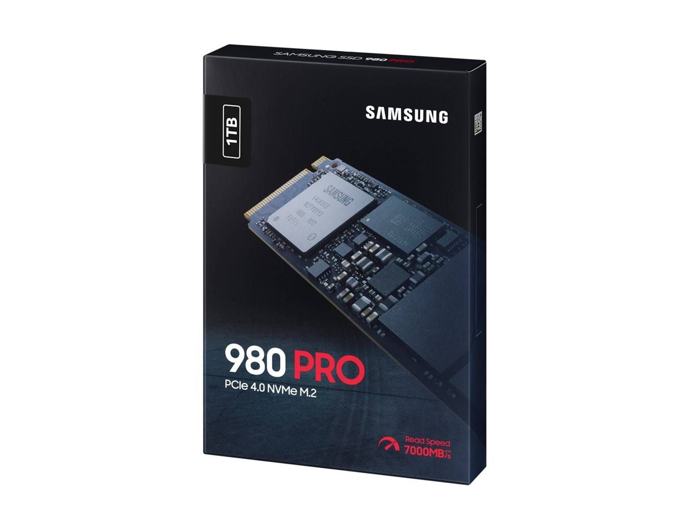 Samsung 980 PRO MZ-V8P1T0BW - SSD - verschlüsselt - 1 TB - intern - M.2 2280 - PCIe 4.0 x4 (NVMe)-5