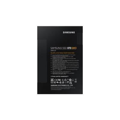 Samsung 870 QVO 4 TB Interne SATA SSD 6.35 cm (2.5 Zoll) SATA 6 Gb/s Retail MZ-77Q4T0BW-5