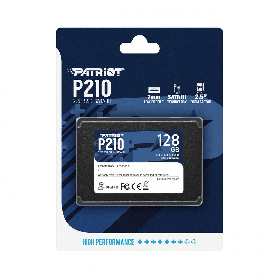 Patriot P210 - SSD - 128 GB - intern - 2.5"" (6.4 cm)-3