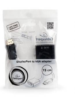 gembird Displayport VGA adapter Schwarz Multimedia-Technik Adapter-1
