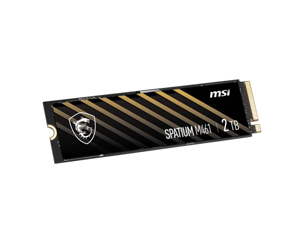 SSD 2TB MSI Spatium M461 (M.2 2280) PCIe Gen4 x4 NVMe Multimedia-Technik Solid State Drives-4