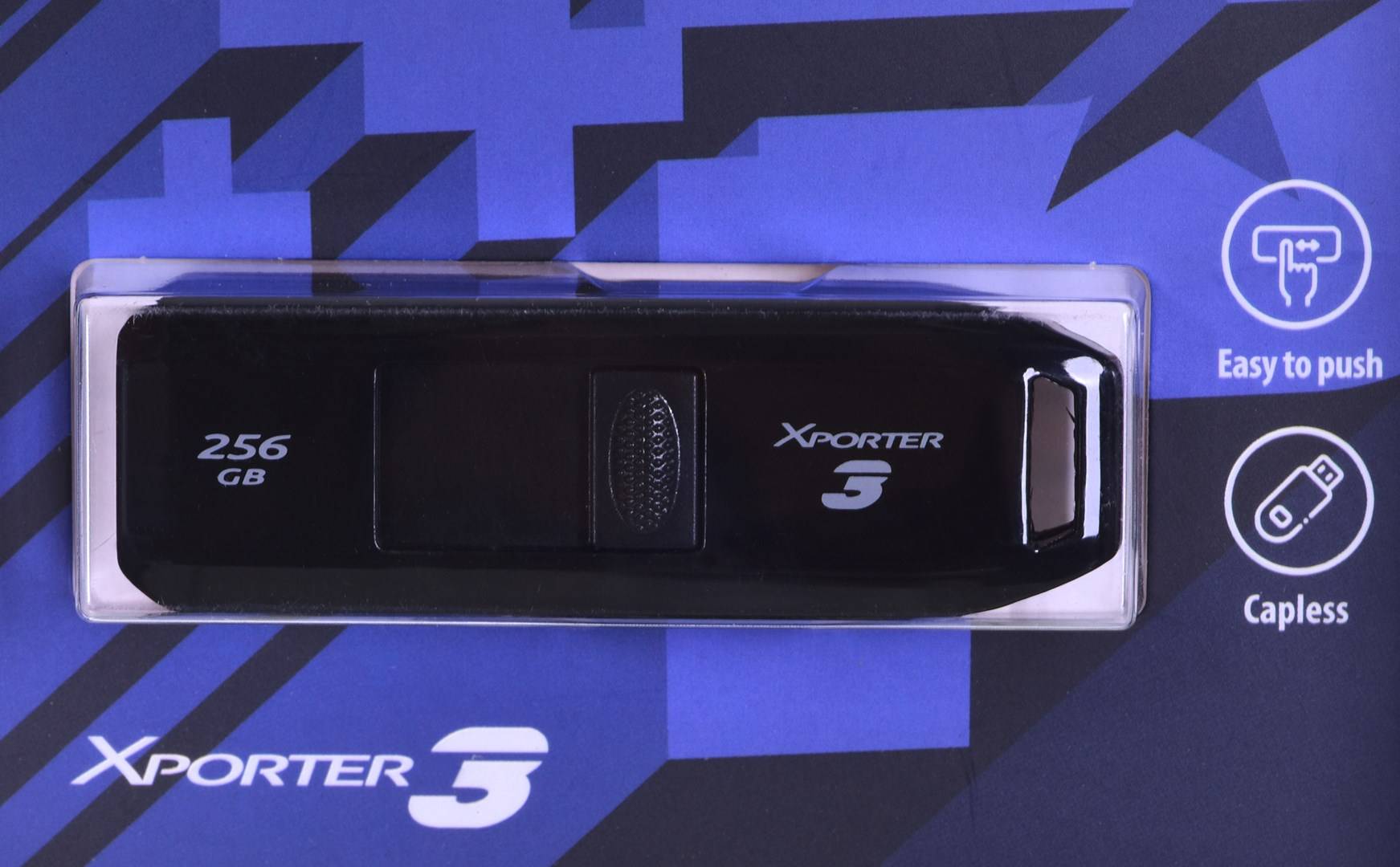 Patriot Memory Xporter 3, 256 GB, USB Typ-A, 3.2 Gen 1 (3.1 Gen 1), Dia, 10 g, Schwarz-5