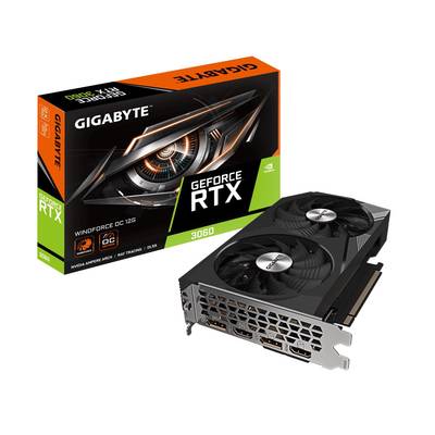 Gigabyte RTX 3060 Windforce OC 12G, GeForce RTX 3060, 12 GB, GDDR6, 192 Bit, 7680 x 4320 Pixel, PCI Express x16 4.0-9