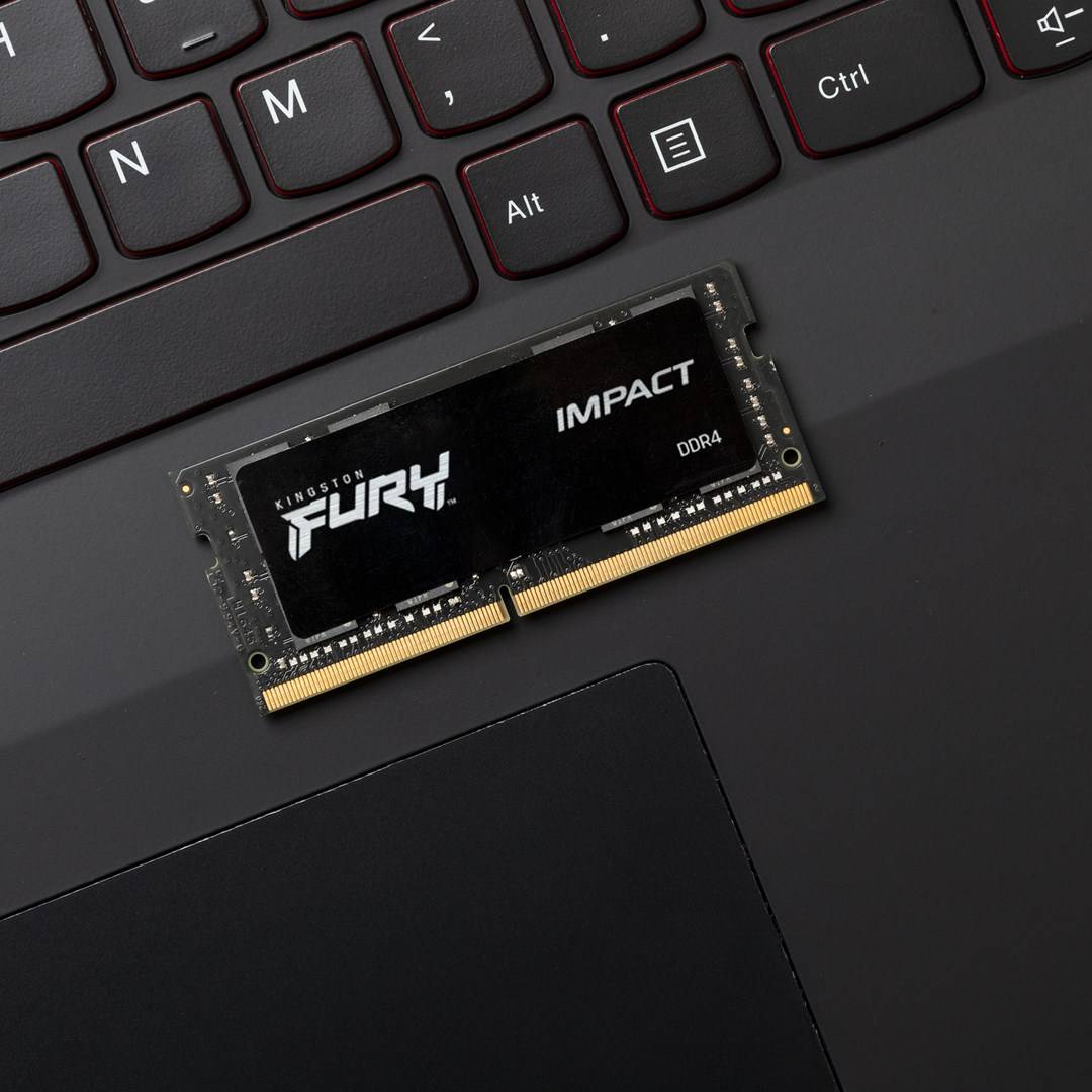 Kingston FURY Impact Laptop-Arbeitsspeicher Modul DDR4 8 GB 1 x 8 GB 3200 MHz 204pin SO-DIMM CL20 KF432S20IB/8-4