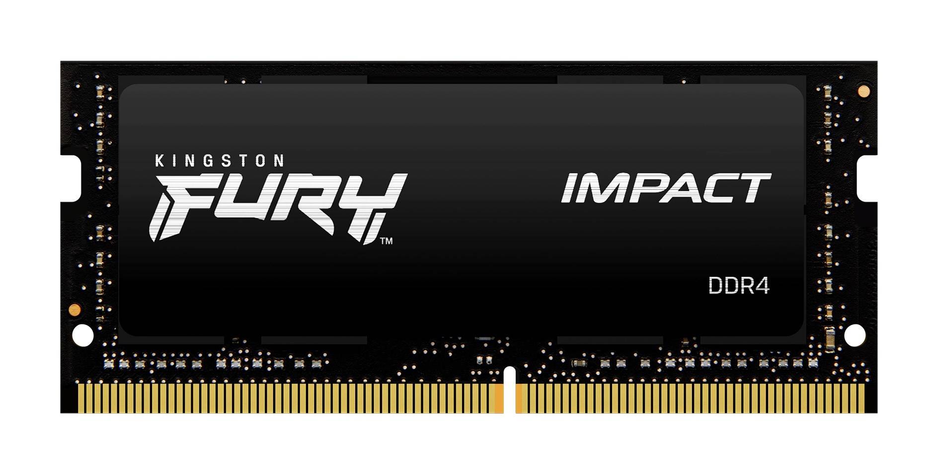Kingston FURY Impact Laptop-Arbeitsspeicher Modul DDR4 8 GB 1 x 8 GB 3200 MHz 204pin SO-DIMM CL20 KF432S20IB/8-5