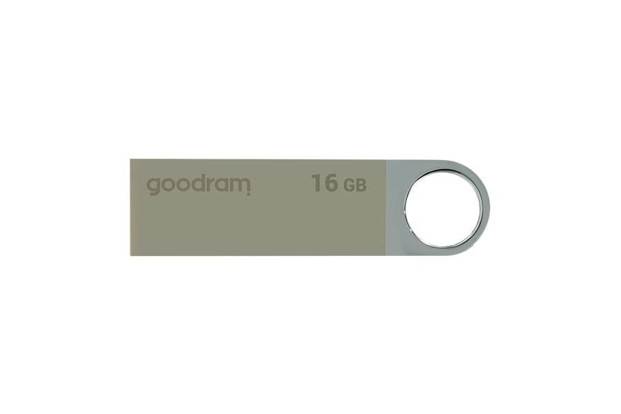 GoodRam UUN2 - 16 GB - USB Typ-A - 2.0 - 20 MB/s - Drehring - SilberMB/s/5 MB/s-0