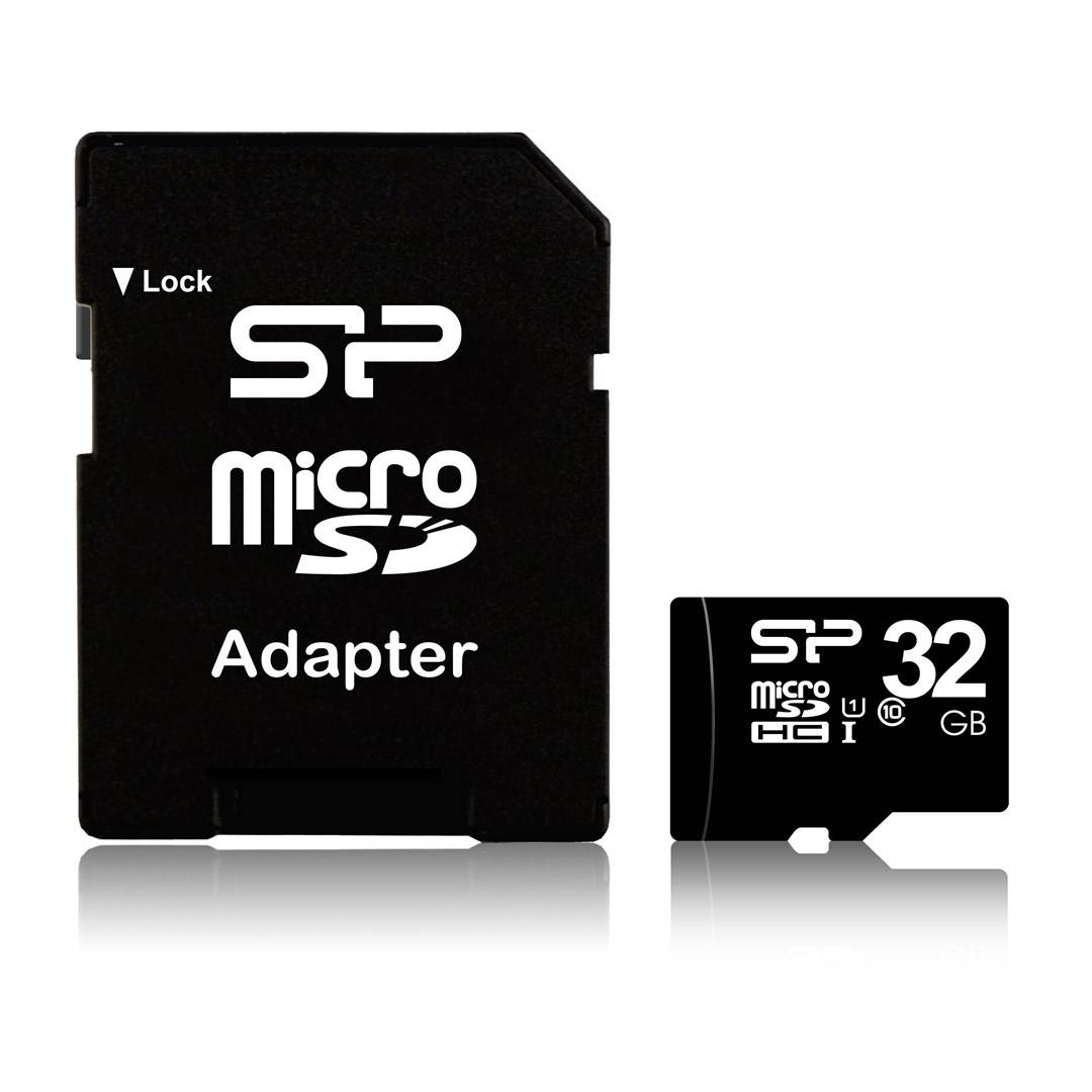 Silicon Power Flash-Speicherkarte (microSDHC/SD-Adapter-1