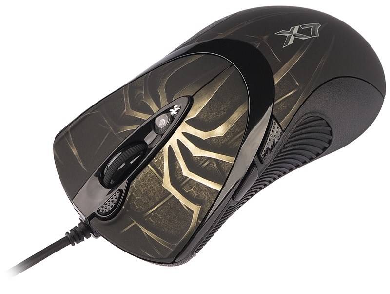 A4TECH Mouse XGame Laser Oscar X747 Brown Fire-1