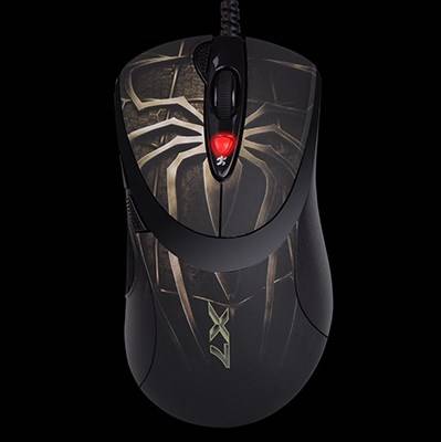 A4TECH Mouse XGame Laser Oscar X747 Brown Fire-4