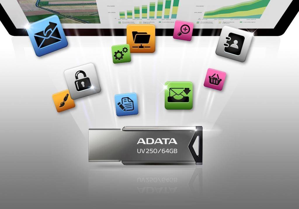 ADATA UV250 - USB Flash Drive - 32 GB - USB-6