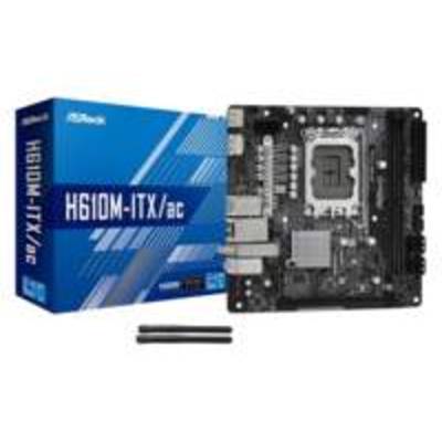 ASRock H610M-ITX/ac Mainboard Sockel (PC) Intel® 1700 Formfaktor (Details) Micro-ITX Mainboard-Chipsatz Intel® H610