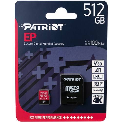 Memory EP Pro 512GB Class 10 Class A1 Class U3 V30 Adapter Memory Card-3
