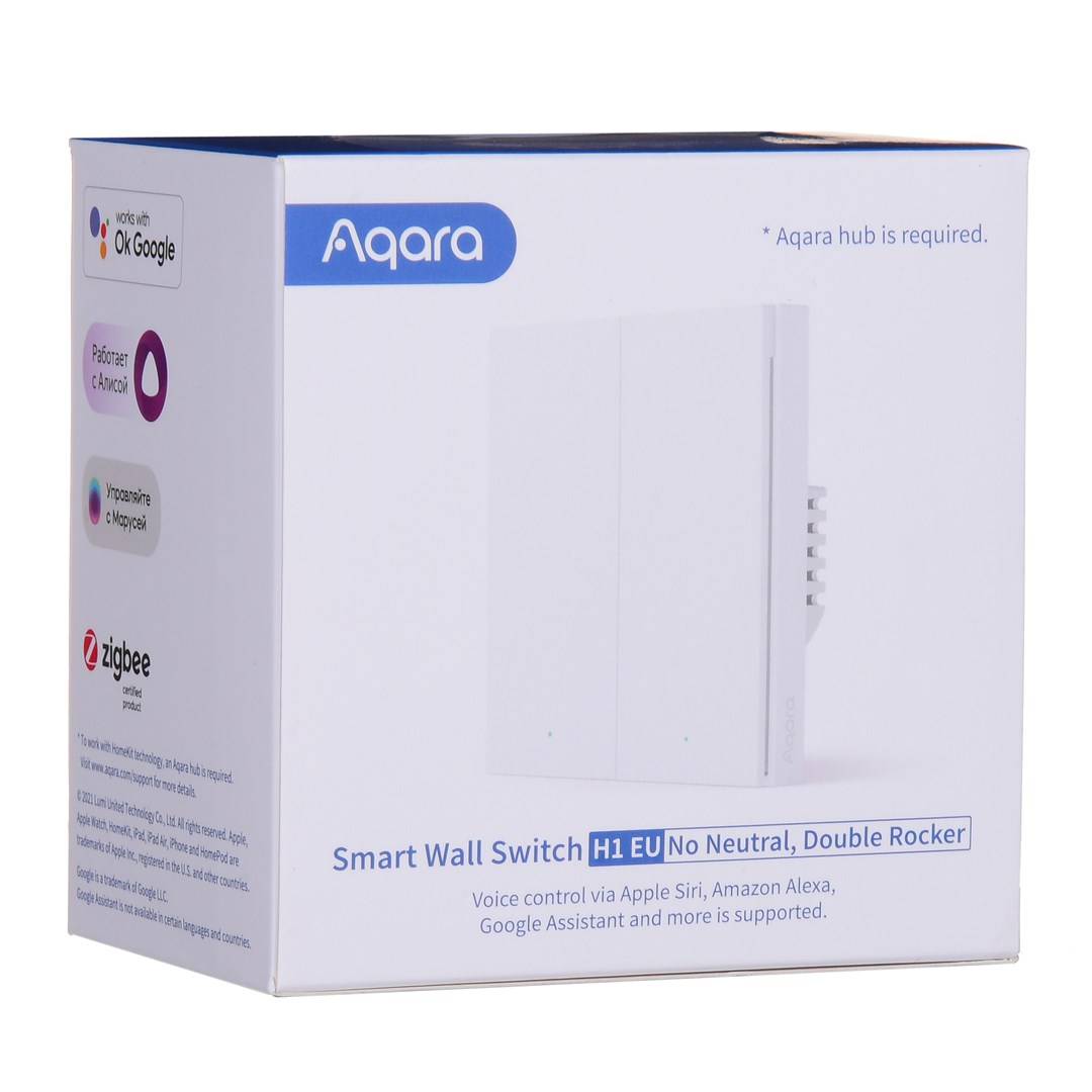 Aqara Wall Double Switch H1 WS-EUK02-2