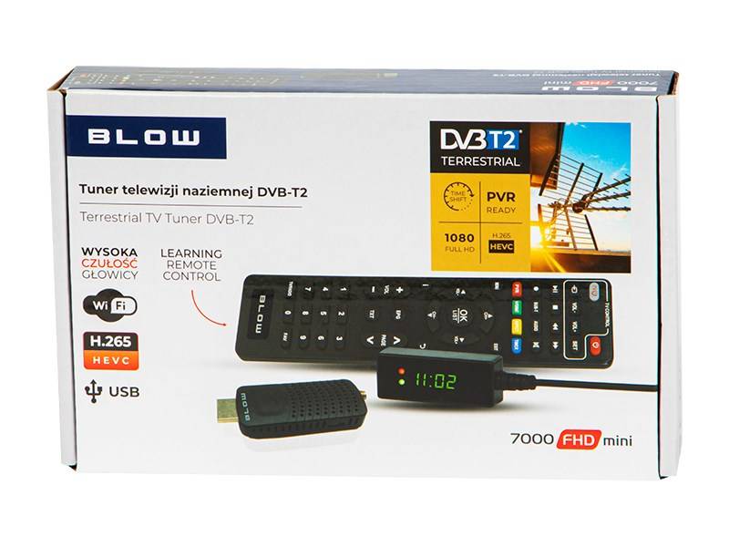 TUNER DVB-T2 7000FHD MINI H.265-2