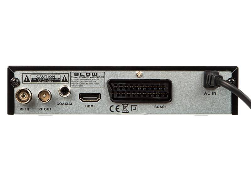 DECODER TUNER DVB-T2 4625FHD H.265 V2-3