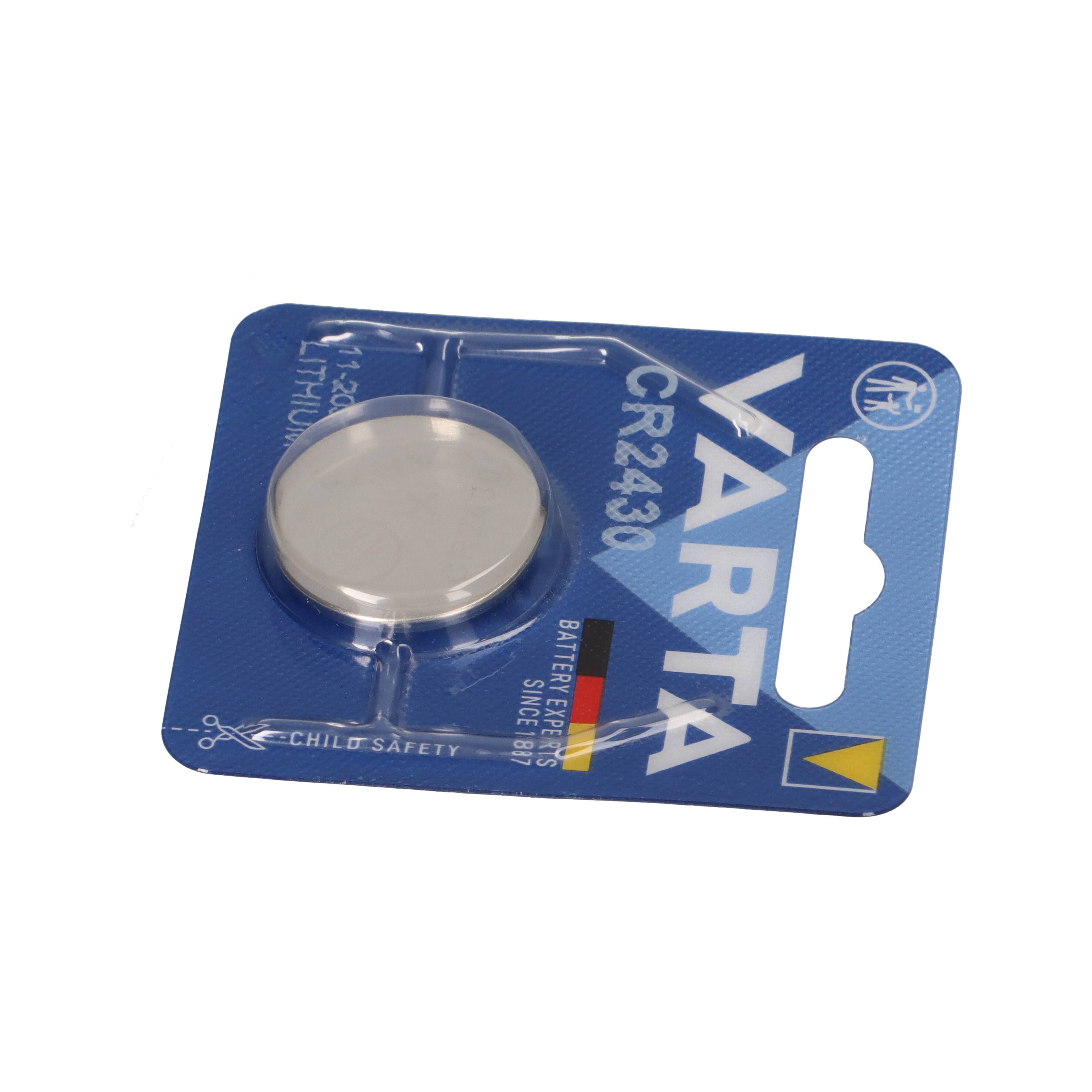 10x VARTA CR2430 Lithium-Knopfzelle 3V 290mAh (10x 1er Blister)-2