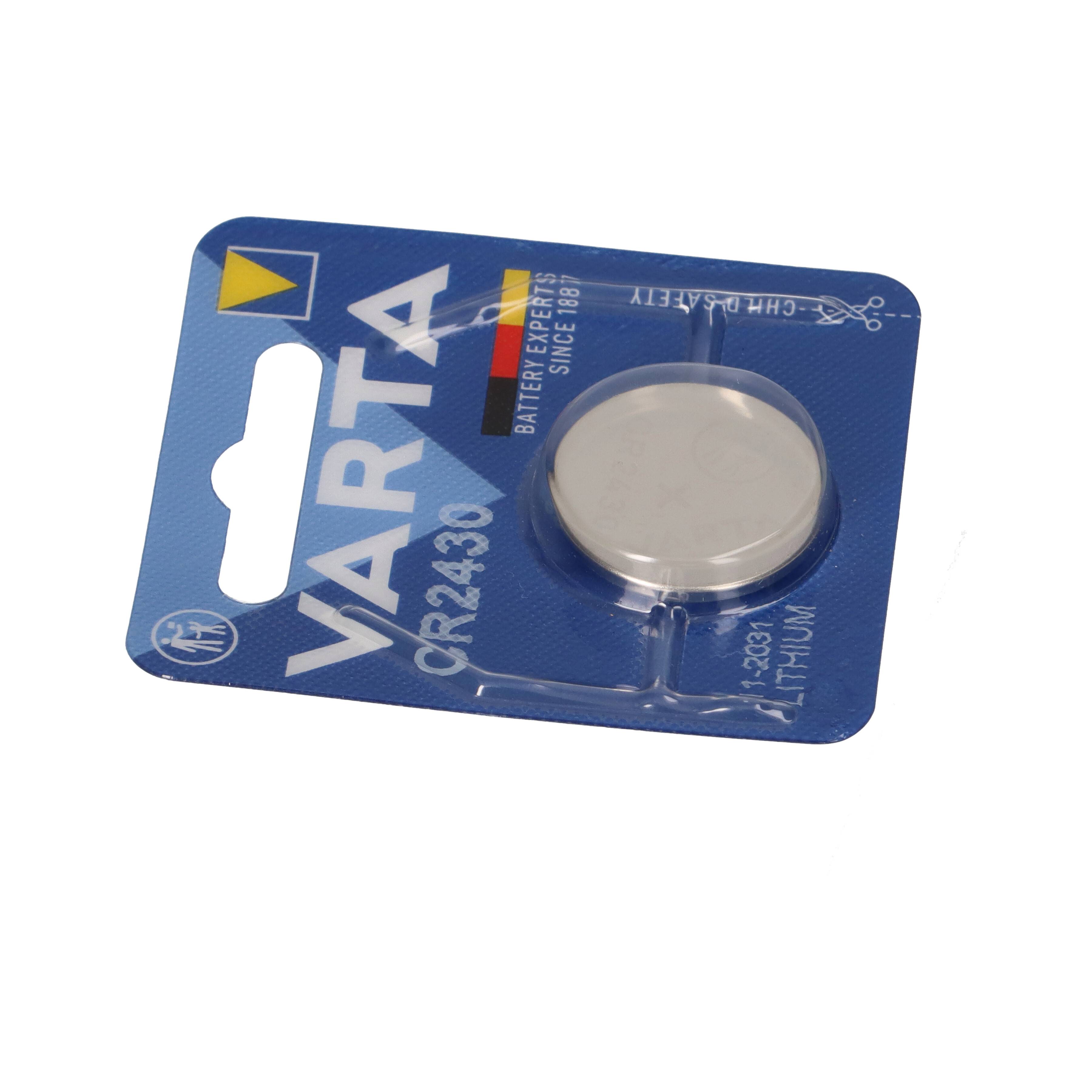 10x VARTA CR2430 Lithium-Knopfzelle 3V 290mAh (10x 1er Blister)-4