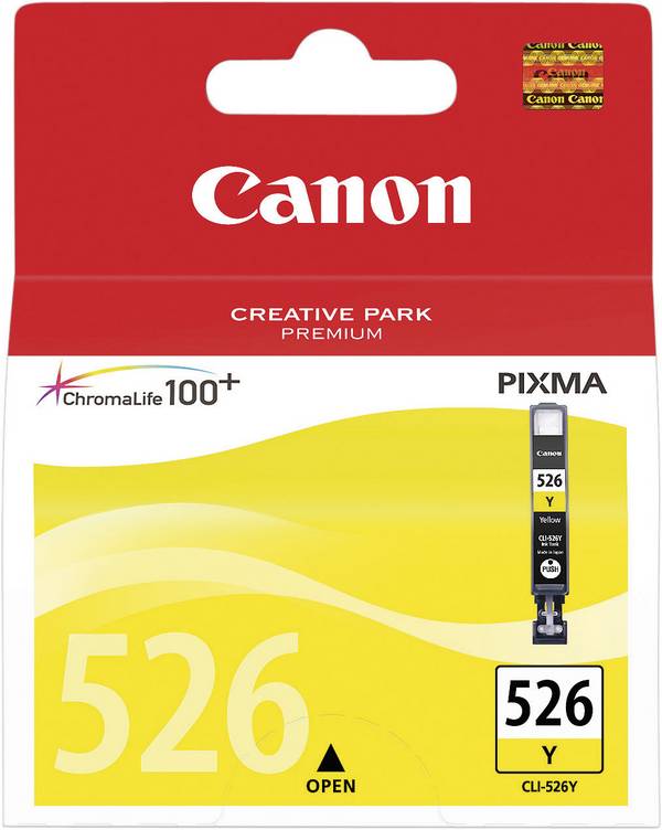 Canon Druckerpatrone CLI-526 Y Original  Gelb 4543B001