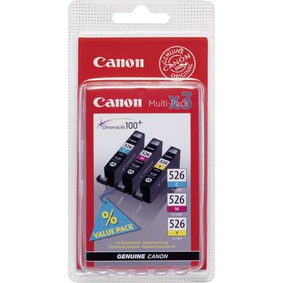 Canon Tinte Kombi-Pack CLI-526 CMY Original Kombi-Pack Cyan, Magenta, Gelb 4541B009