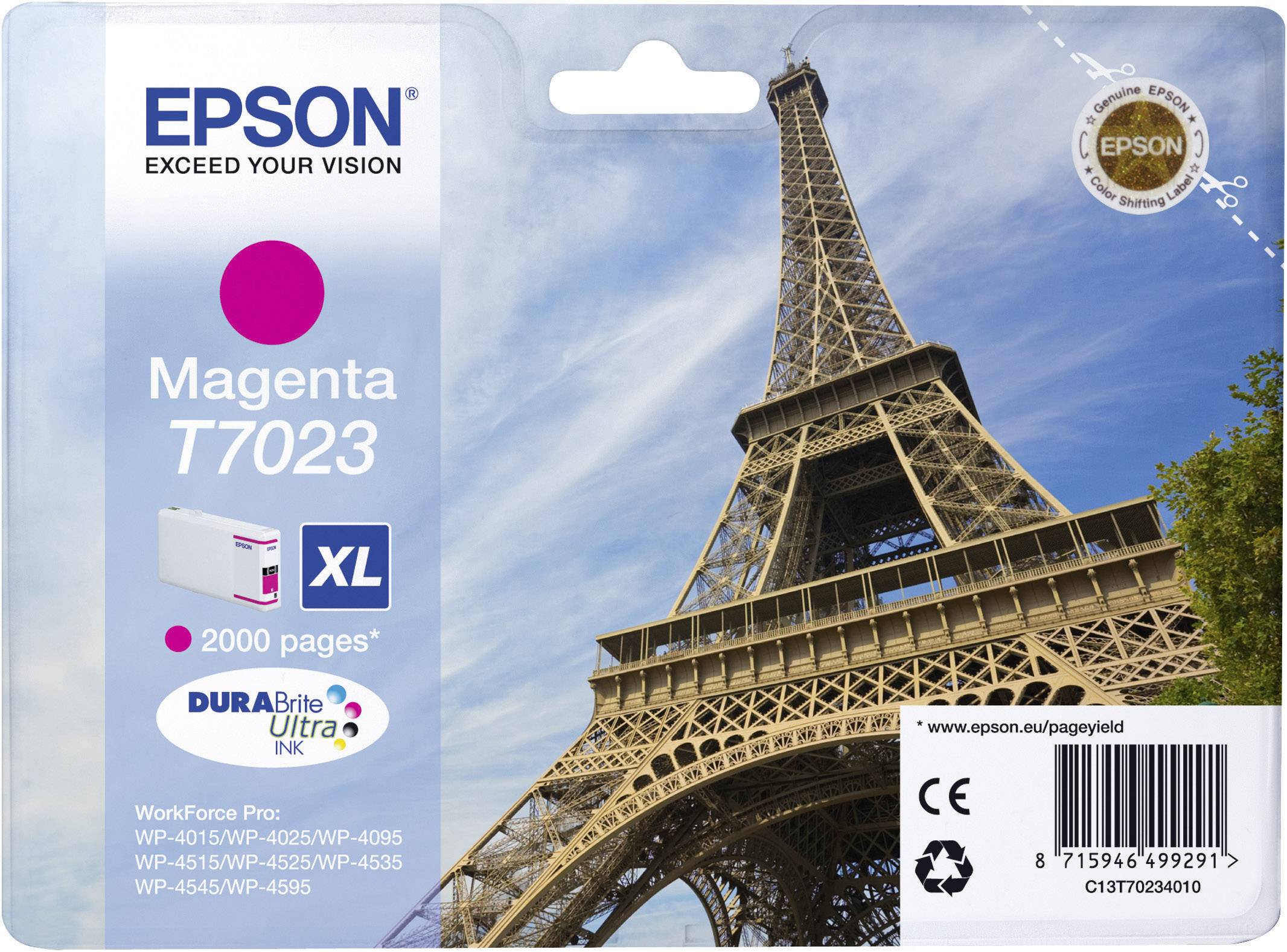 EPSON T7023 Größe XL Magenta Tintenpatrone