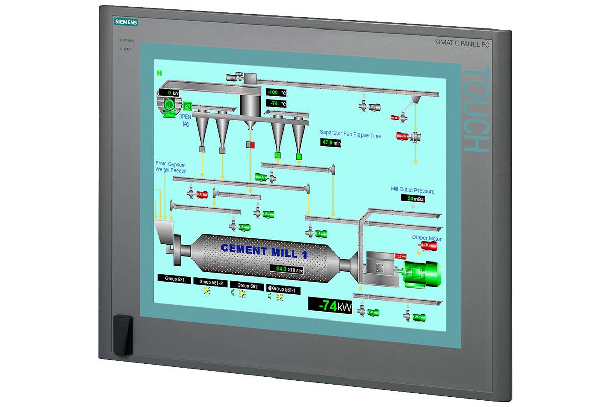 Siemens 6AV7874-0BC20-1AC0 Siemens 4042948402924 SIMATIC PANEL PC 677B 2X10/100/1000 MBIT/S ETHERNET; 4XUSB V2.0, 1 X SE-0