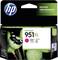 'Tintenpatrone HP OfficeJet 951XL in Magenta für Modelle 8100, 8600, 8600 Plus. Verpackung zeigt Schmetterling auf Blätter.'