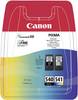 Canon Druckerpatrone PG-540, CL-541 Original Kombi-Pack Schwarz, Cyan, Magenta, Gelb 5225B006