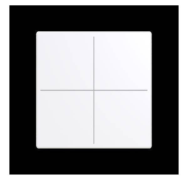 Busch-Jaeger Abdeckung, 4-fach für Keypad LFW/A.4.63.11-84-0
