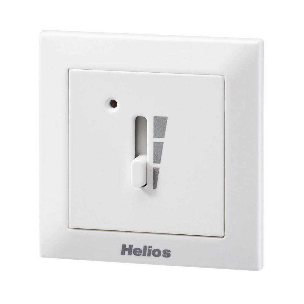 Helios Bedienelement KWL-BE Eco Schiebeschalter 3-stufig mit LED, Unterputz-Version