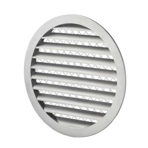 Helios Fassadengitter FGR 315 rund, Aluminium, DN