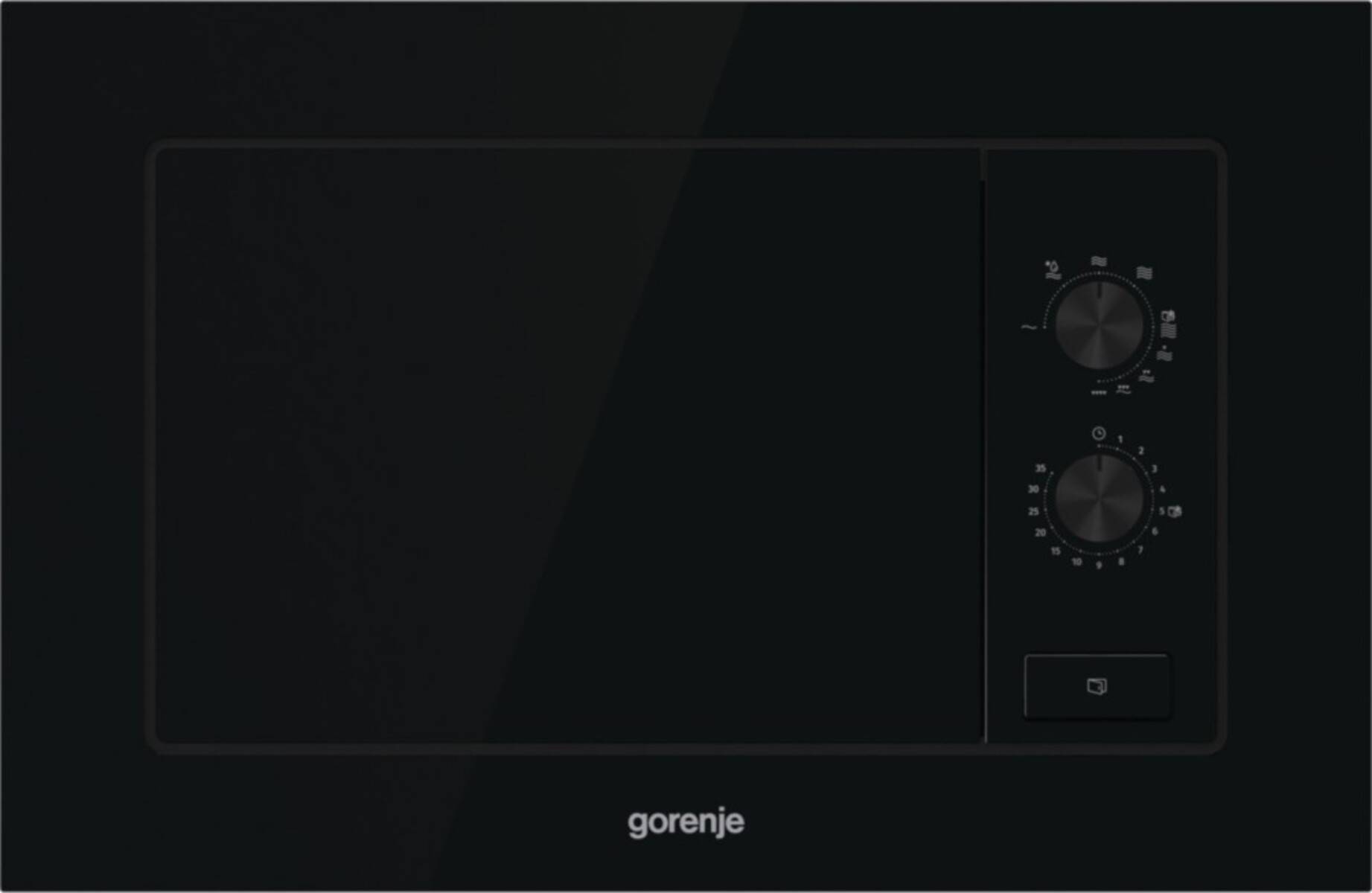 Gorenje BM171EG1B Einbau-Mikrowelle mit Grill, Integriert, Grill-Mikrowelle, 17 l, 700 W, Drehregler, Schwarz-0