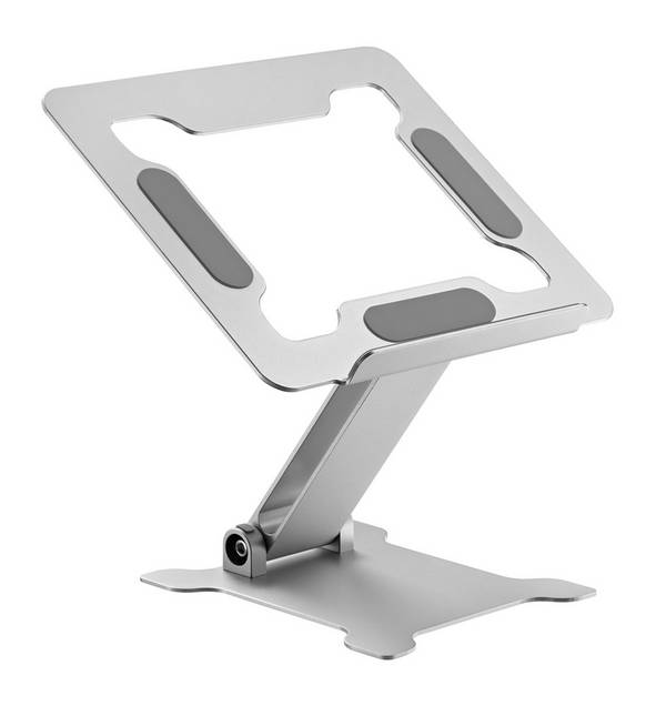 gembird Foldable notebook riser stand silver Multimedia-Technik Monitor-Laptop Tischständer