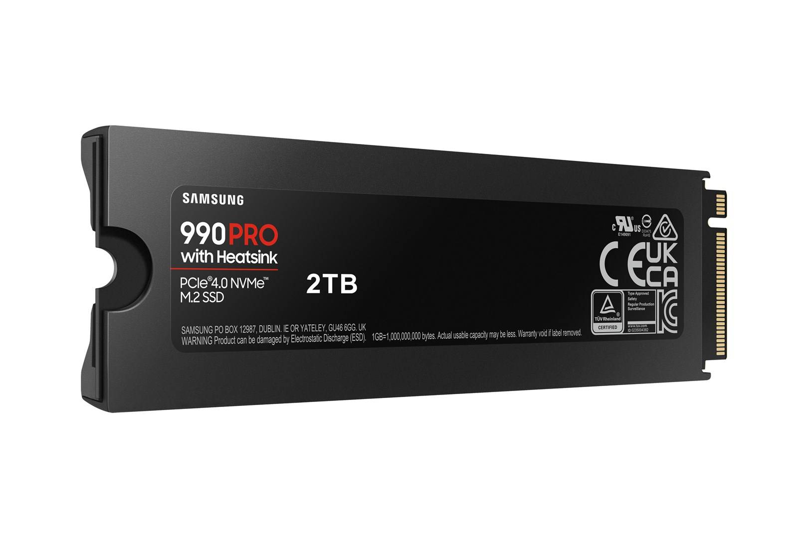 Samsung 990 PRO MZ-V9P2T0GW - SSD - verschlüsselt - 2 TB - intern - M.2 2280 - PCIe 4.0 x4 (NVMe)-5