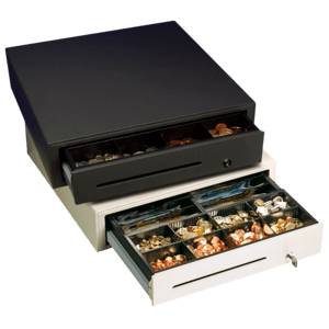 Star Micronics CB-2002 LC CASH DRAWER NEW GRAY ., Manuelle Kassenlade, Grau, DC24, mC-Print2, mC-Print3, TSP100, TSP650,-1