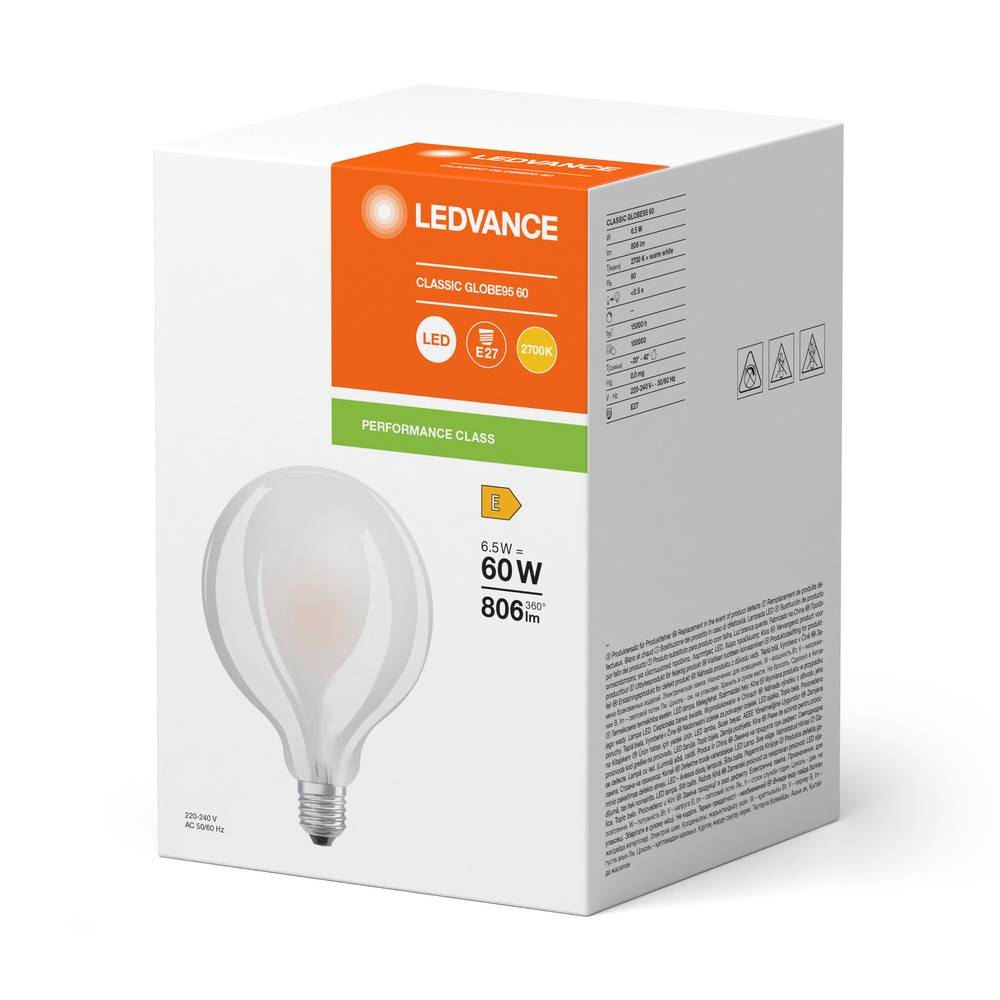 Ledvance LED-Globelampe G95 E27-1