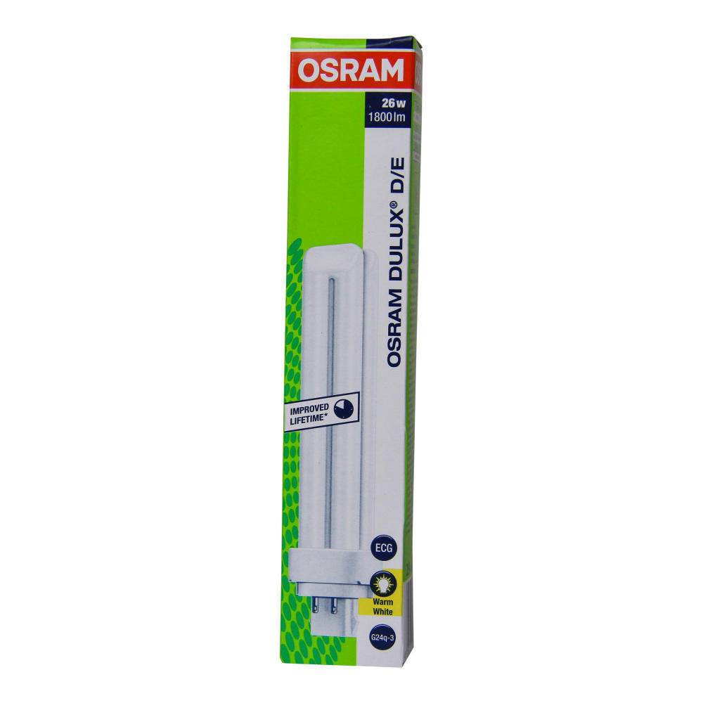 OSRAM LAMPE Kompaktleuchtstofflampe DULUX D/E26W/830-2