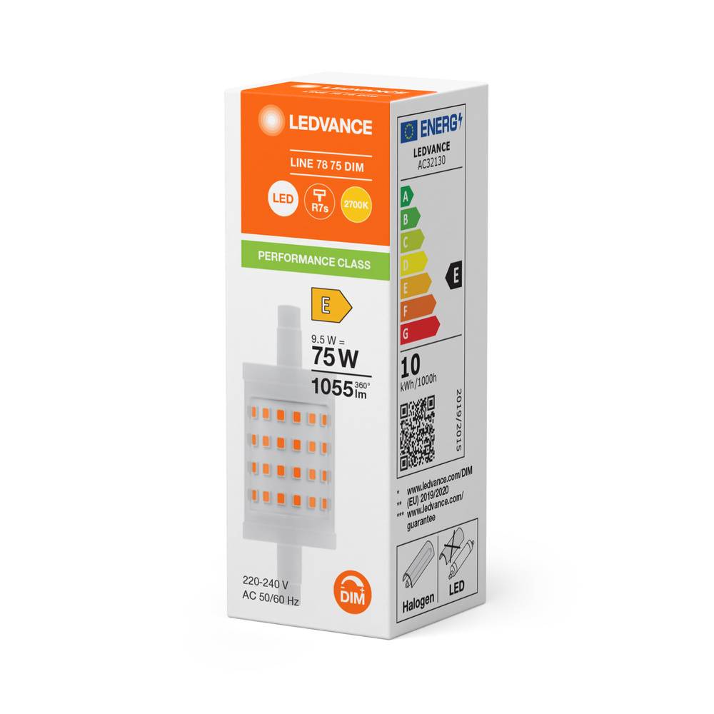 Ledvance OSR LINE R7s 75 dim P 9.5 W 827 R7s 9.5-2