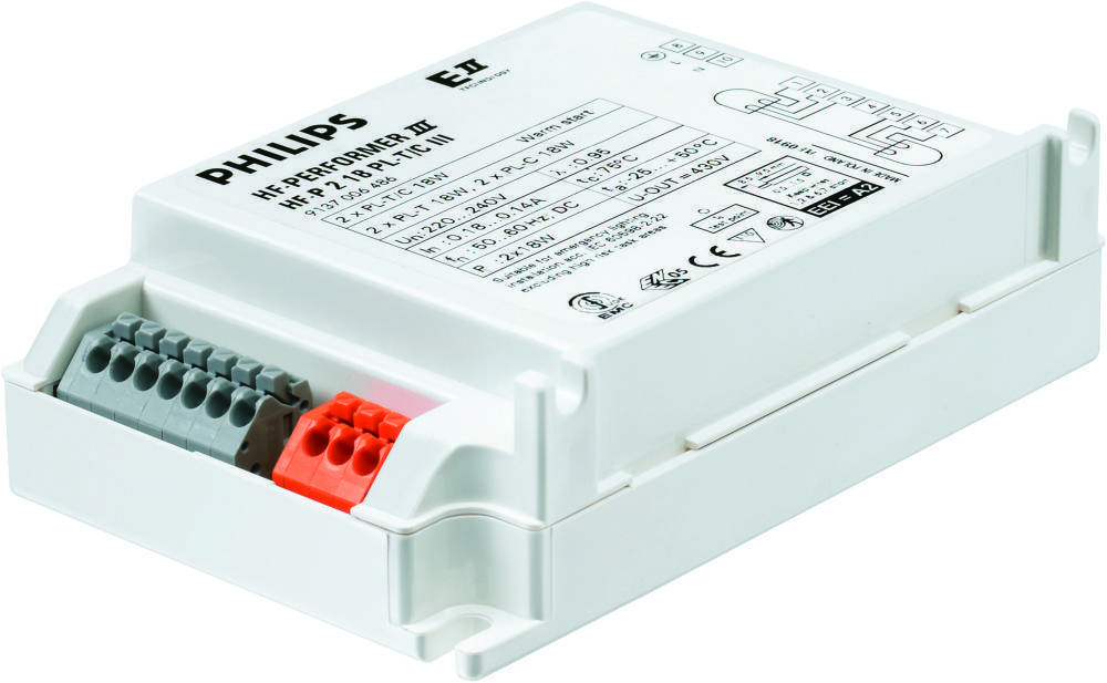 Philips Lighting Vorschaltgerät 220-240V 50/60Hz HF-P 218 PL-T/C III-1