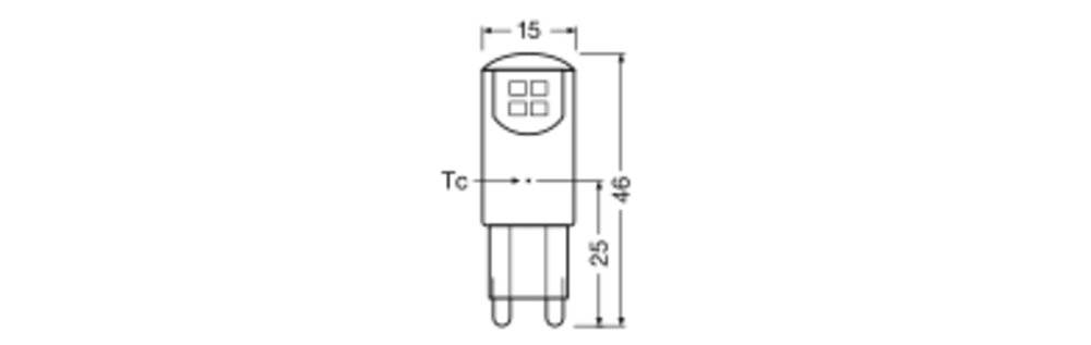 Ledvance Performance LED Capsule G9 Klar 1.9W 200lm - 827 Extra Warmweiß | Ersatz für 20W-2