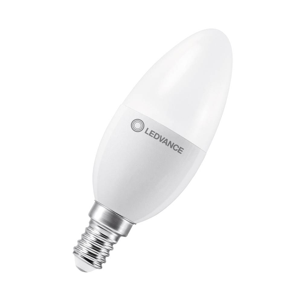 Ledvance LED-Kerzenlampe E14 827, dim. LEDCLB40D4.9W827FR 220 V, 30 mA, 4,9 W, 470 lm, 95 lm/W-0