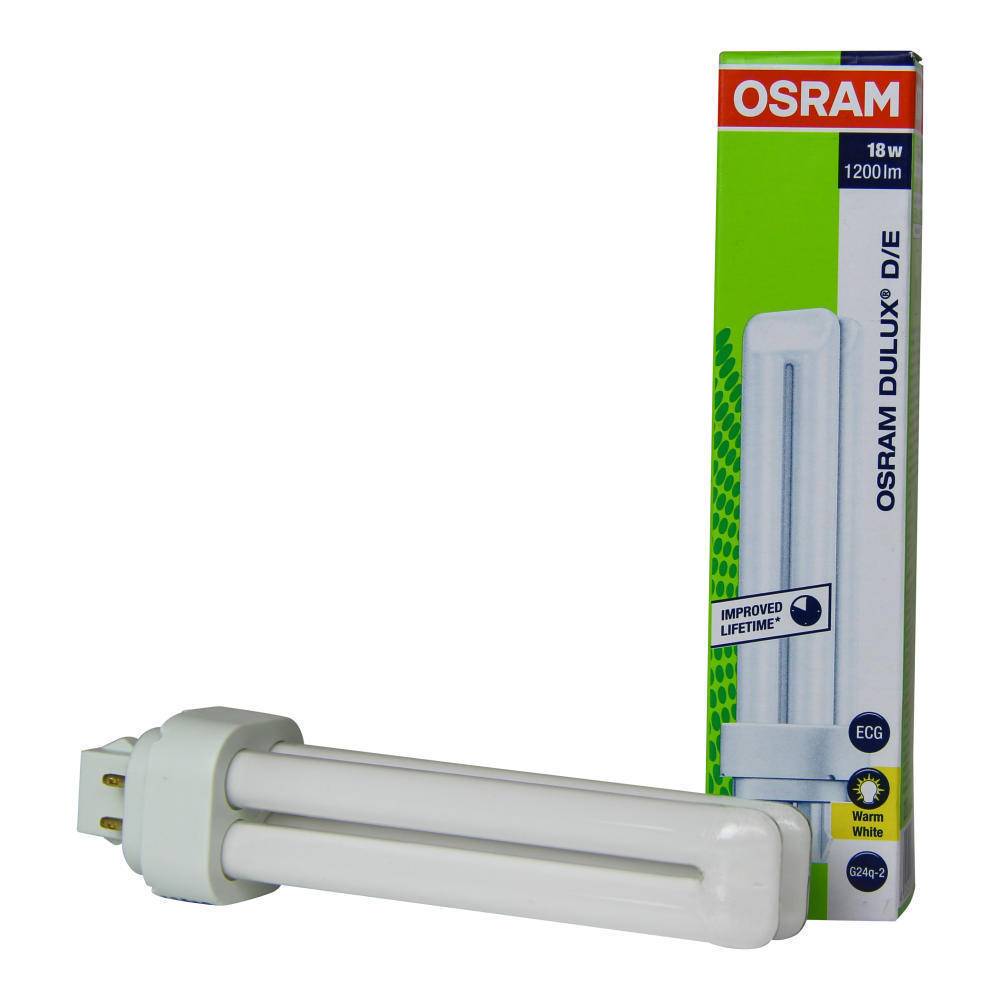 OSRAM DULUX D/E 18W/830 G24q-2 4050300327211-1