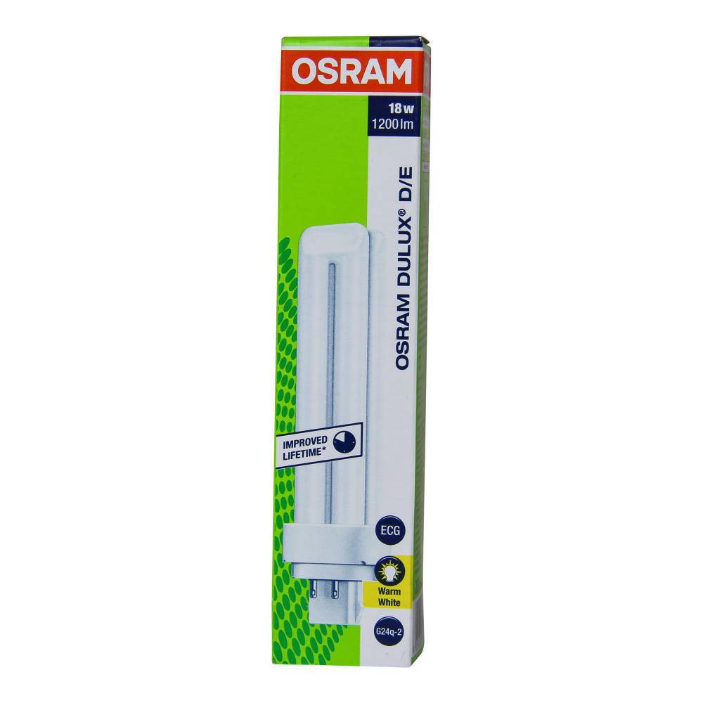OSRAM DULUX D/E 18W/830 G24q-2 4050300327211-2