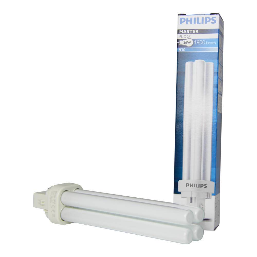 PHILIPS Leuchtrohr Stecksockel G 24 D 1760lm 26 Watt 173mm warmweiß-1