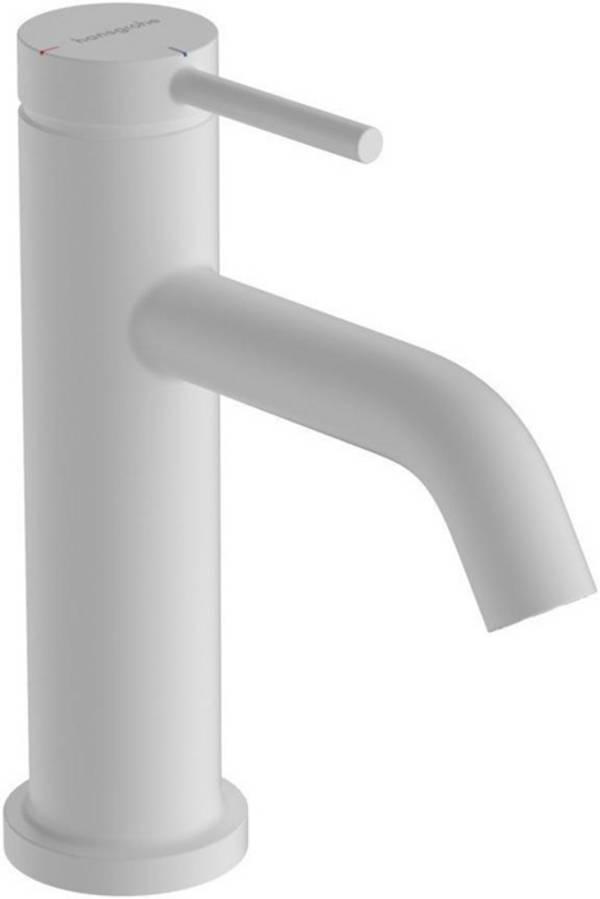 hansgrohe Tecturis S Einhebel-Waschtischmischer 80 CoolStart EcoSmart+ ohne Ablaufgarnitur, Mattweiß