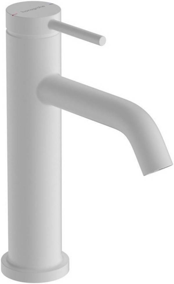 hansgrohe Tecturis S Einhebel-Waschtischmischer 110 EcoSmart+ ohne Ablaufgarnitur, Mattweiß
