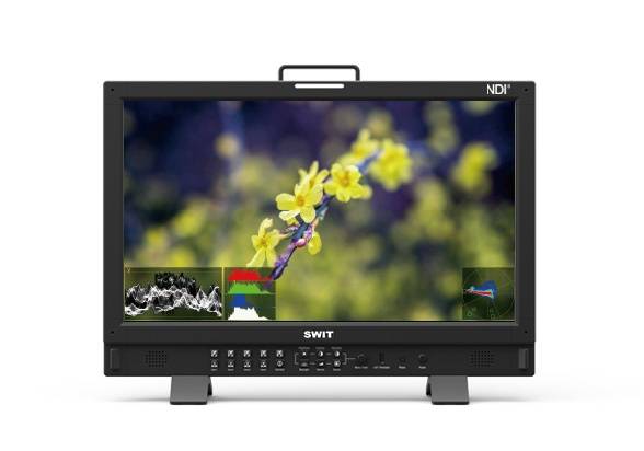 SWIT ELECTRONICS BM-215-NDI - 4K NDI-Videomonitor (21,5" Full-HD QLED-Display | 3D LUT Auto-Kalibrierung |-0