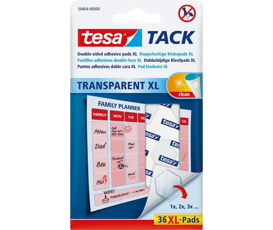 Klebepad TACK XL 36 St./Pack. - Artikel: 164398800-9