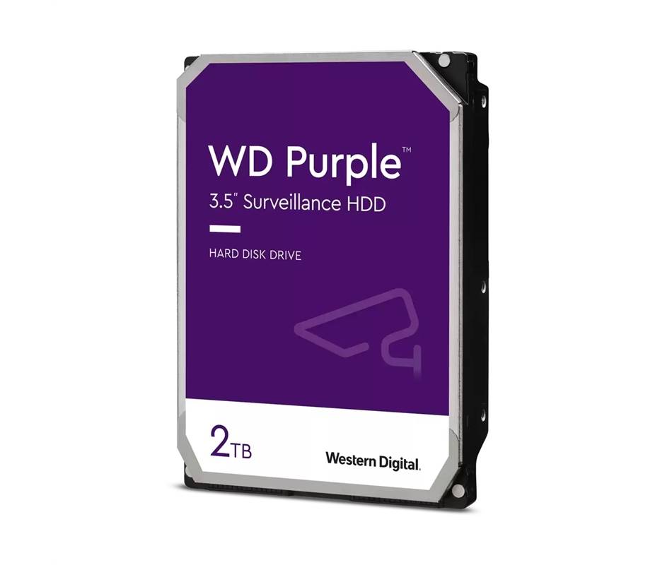 WD Purple Surveillance WD23PURZ - Festplatte - 2 TB - intern - 3.5"" (8.9 cm)-5