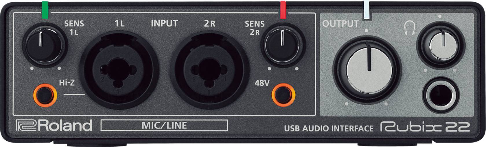 ROLAND RUBIX22 - USB Audio-Interface (XLR-Mikrofonvorverstärker | 2x Eingänge & 2x Ausgänge)-3